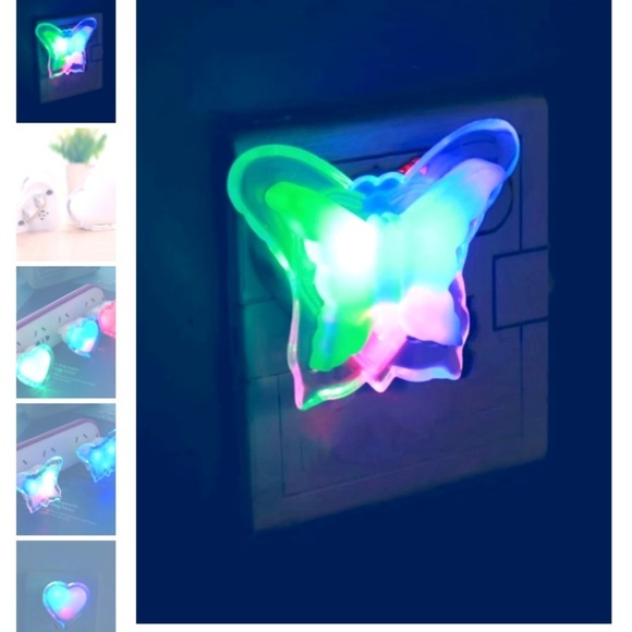 NEW Multicolor Butterfly Nightlight - Picture 1 of 1